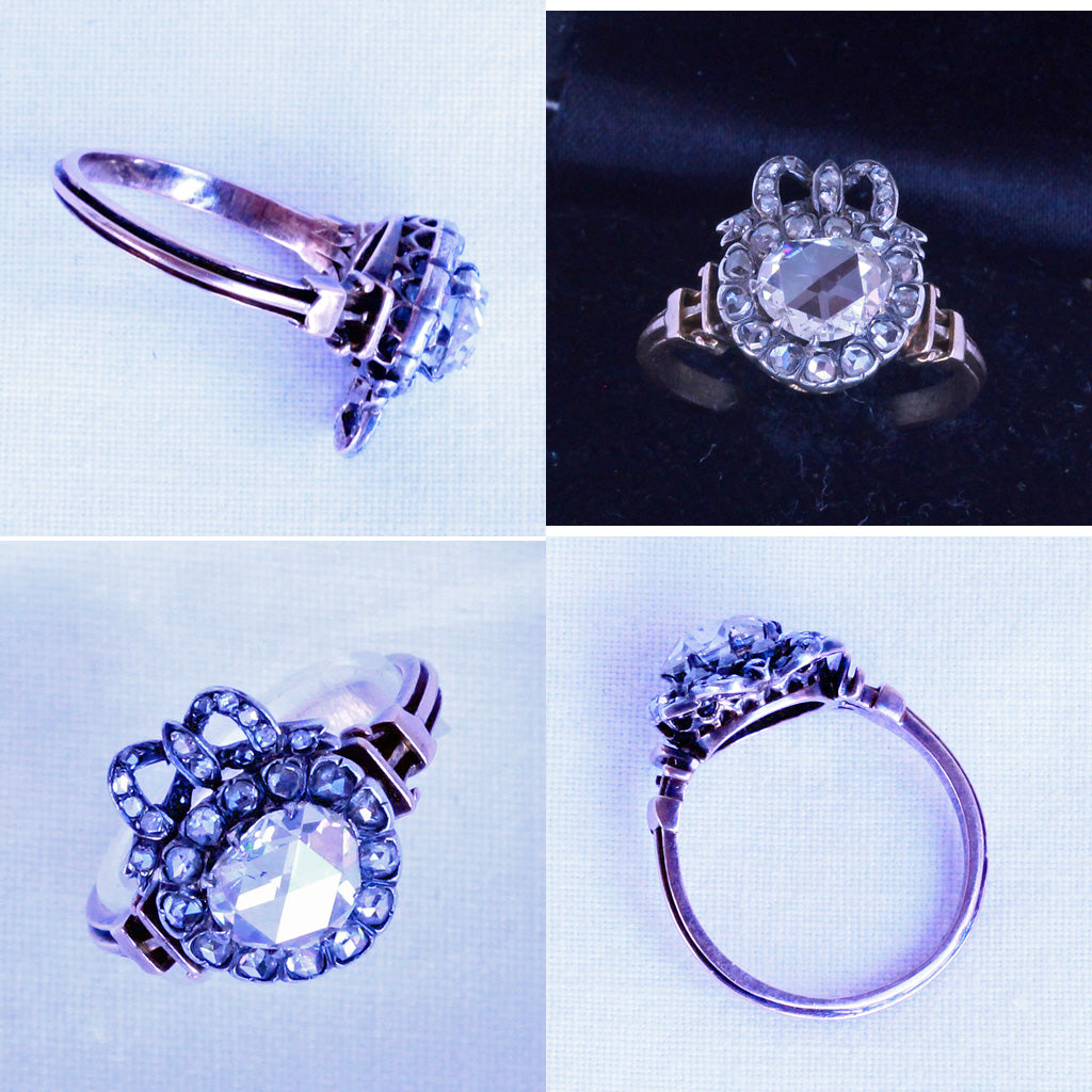 Moissanite Engagement Ring, Georgian Victorian Style Engagement Ring, 2CT  Cushion Moissanite Ring, Diamond Ring, Gold Platinum Rings for Her - Etsy